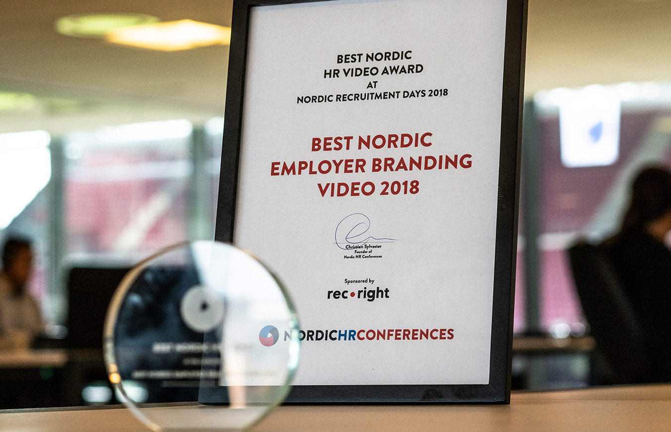 eloomi awarded for the best employee video
